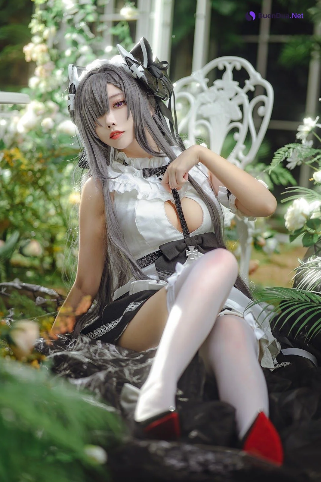 Cosplay 宮本桜 奥古斯特 女仆装 - Photo 15