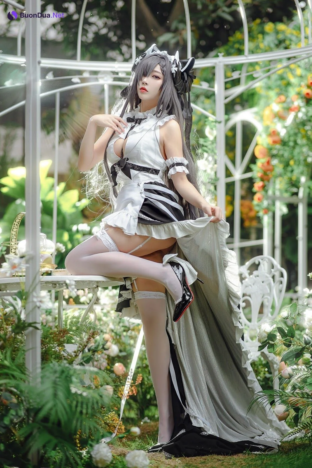 Cosplay 宮本桜 奥古斯特 女仆装 - Photo 16