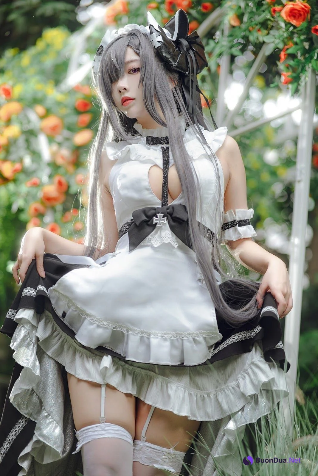 Cosplay 宮本桜 奥古斯特 女仆装 - Photo 18