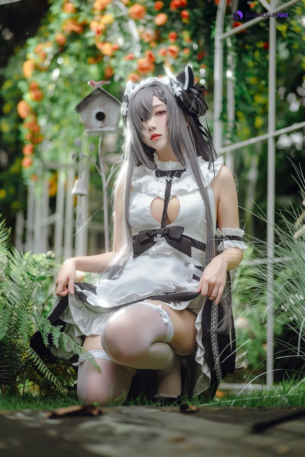 Cosplay 宮本桜 奥古斯特 女仆装 - Photo 19
