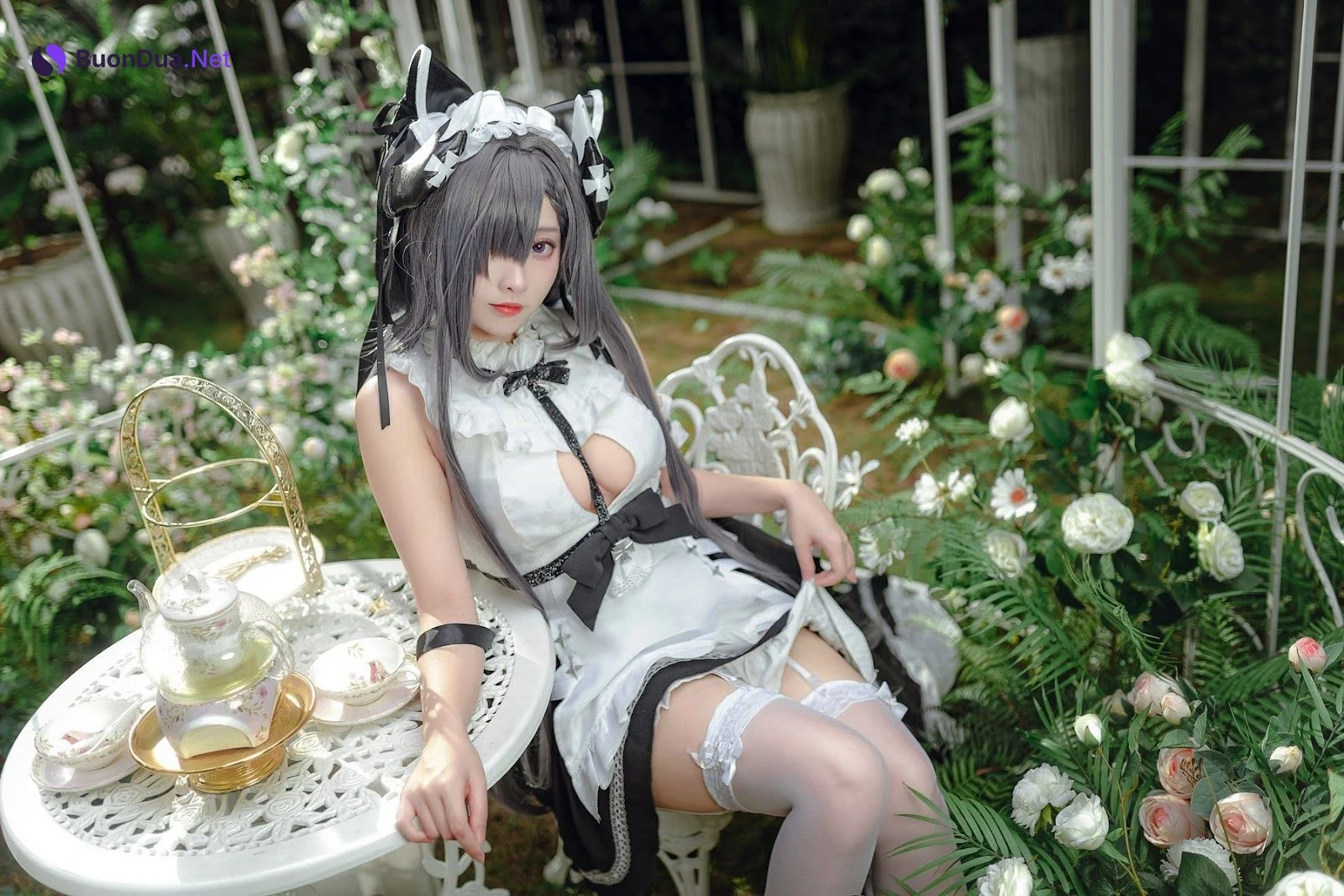 Cosplay 宮本桜 奥古斯特 女仆装 - Photo 3