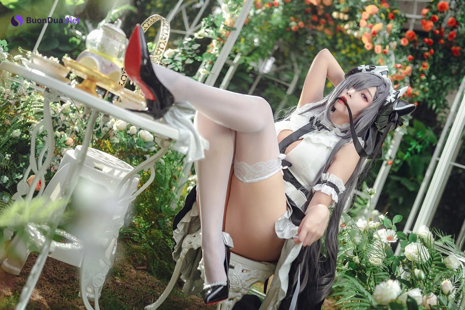 Cosplay 宮本桜 奥古斯特 女仆装 - Photo 5