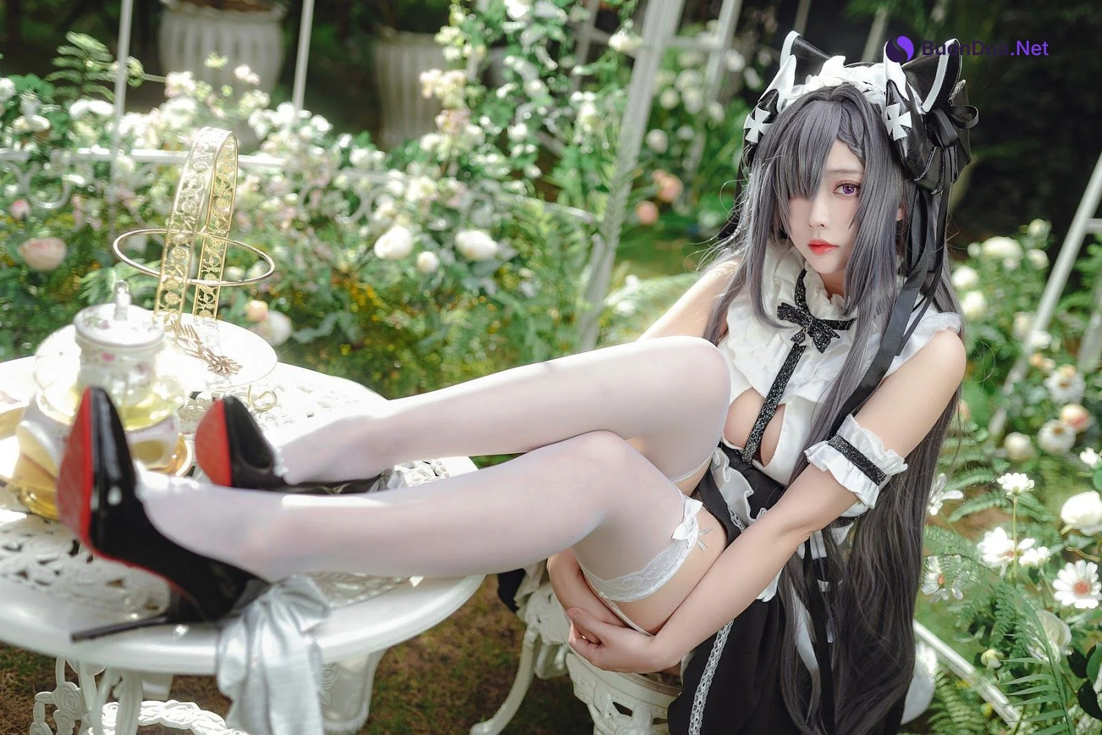 Cosplay 宮本桜 奥古斯特 女仆装 - Photo 6