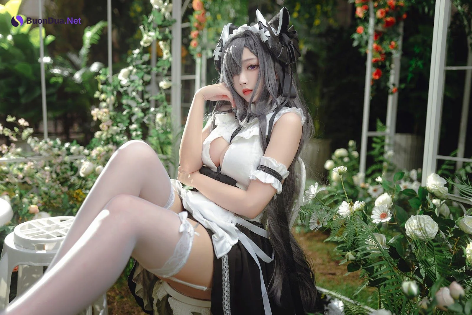Cosplay 宮本桜 奥古斯特 女仆装 - Photo 7