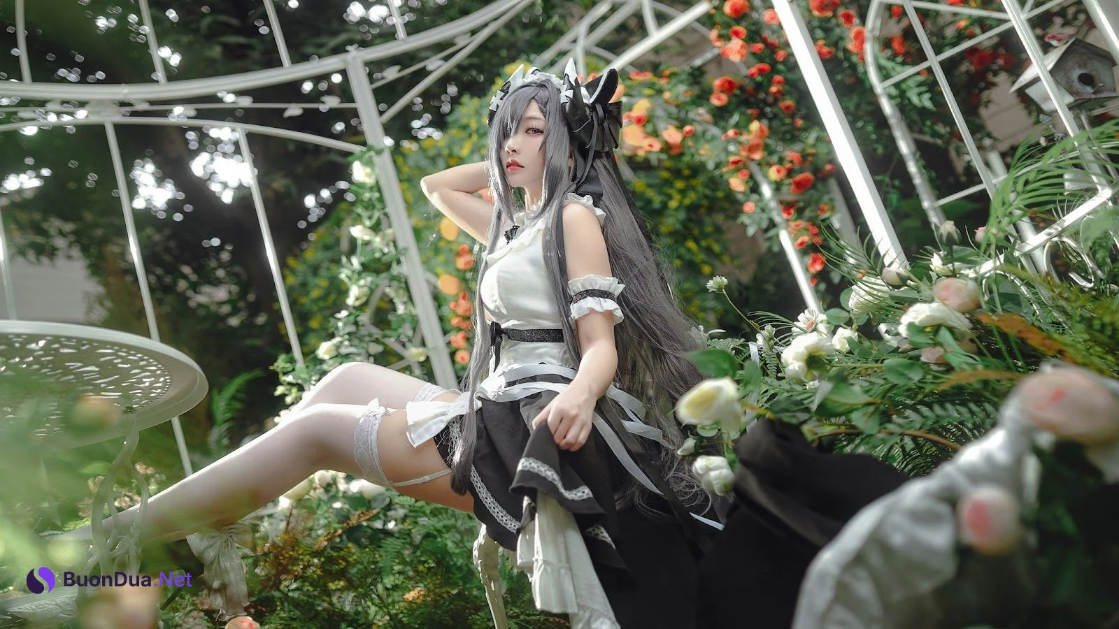 Cosplay 宮本桜 奥古斯特 女仆装 - Photo 8
