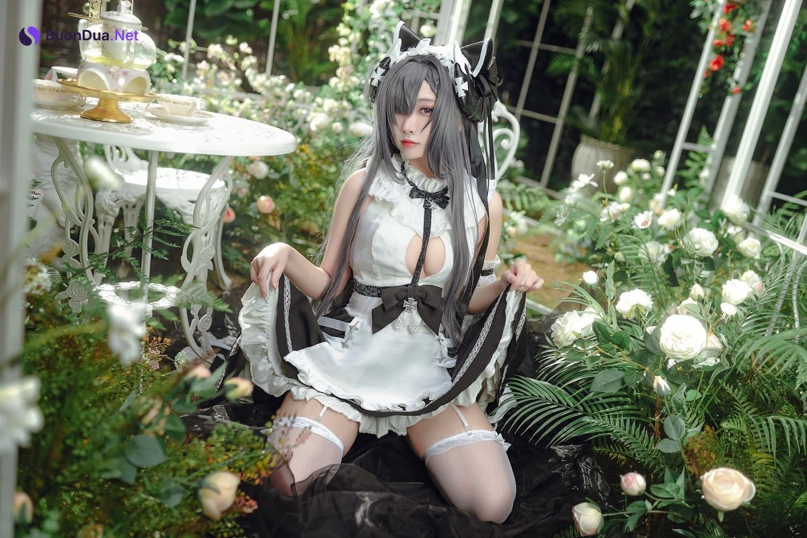Cosplay 宮本桜 奥古斯特 女仆装 - Photo 9