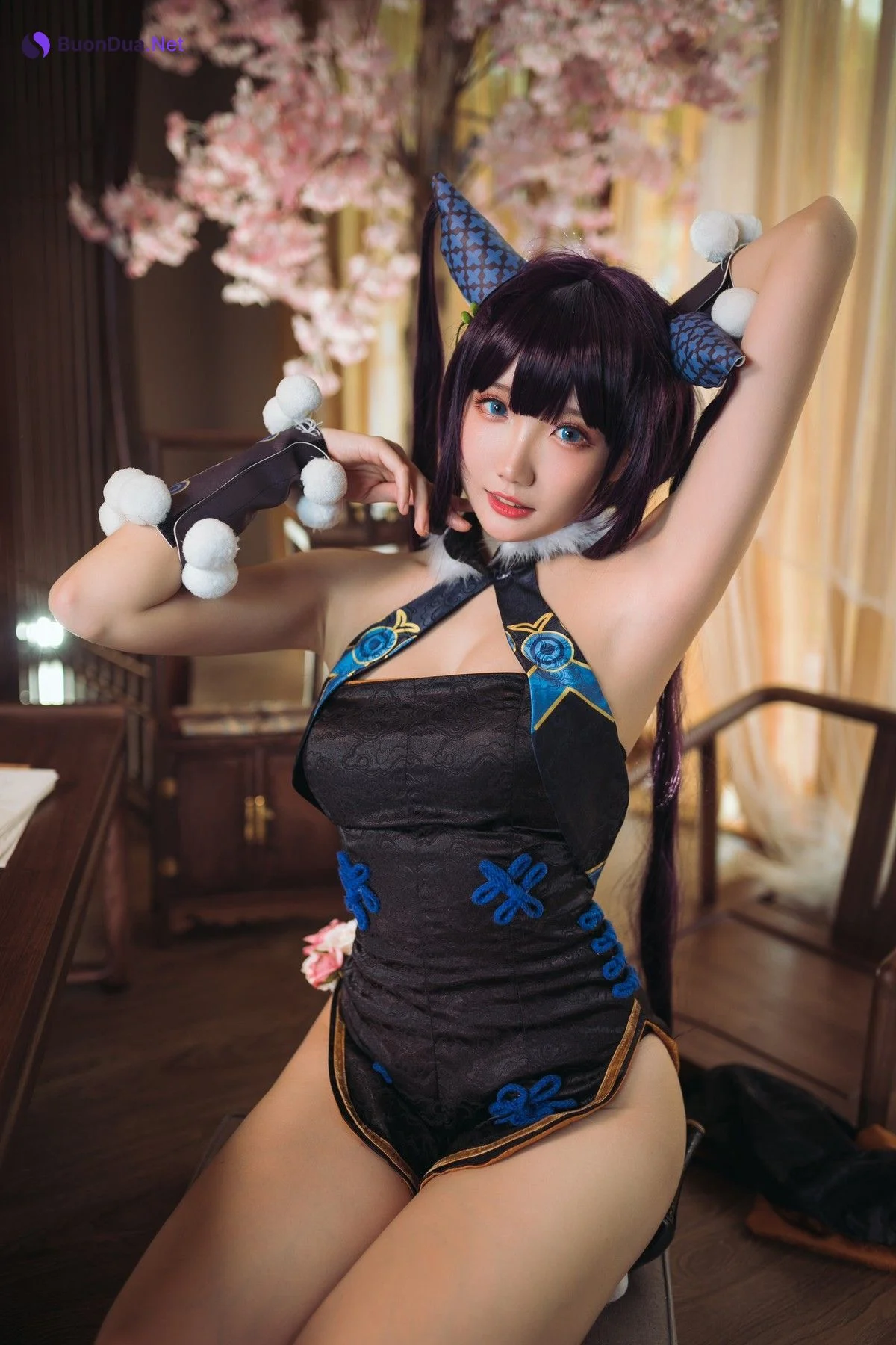 Cosplay 瓜希酱 杨贵妃 - Photo 13