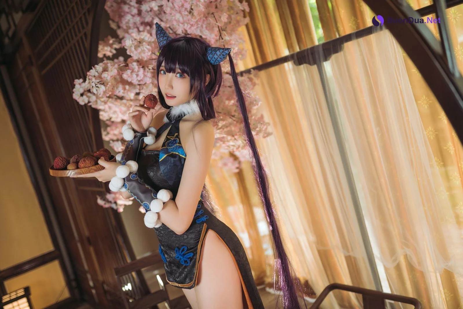 Cosplay 瓜希酱 杨贵妃 - Photo 19