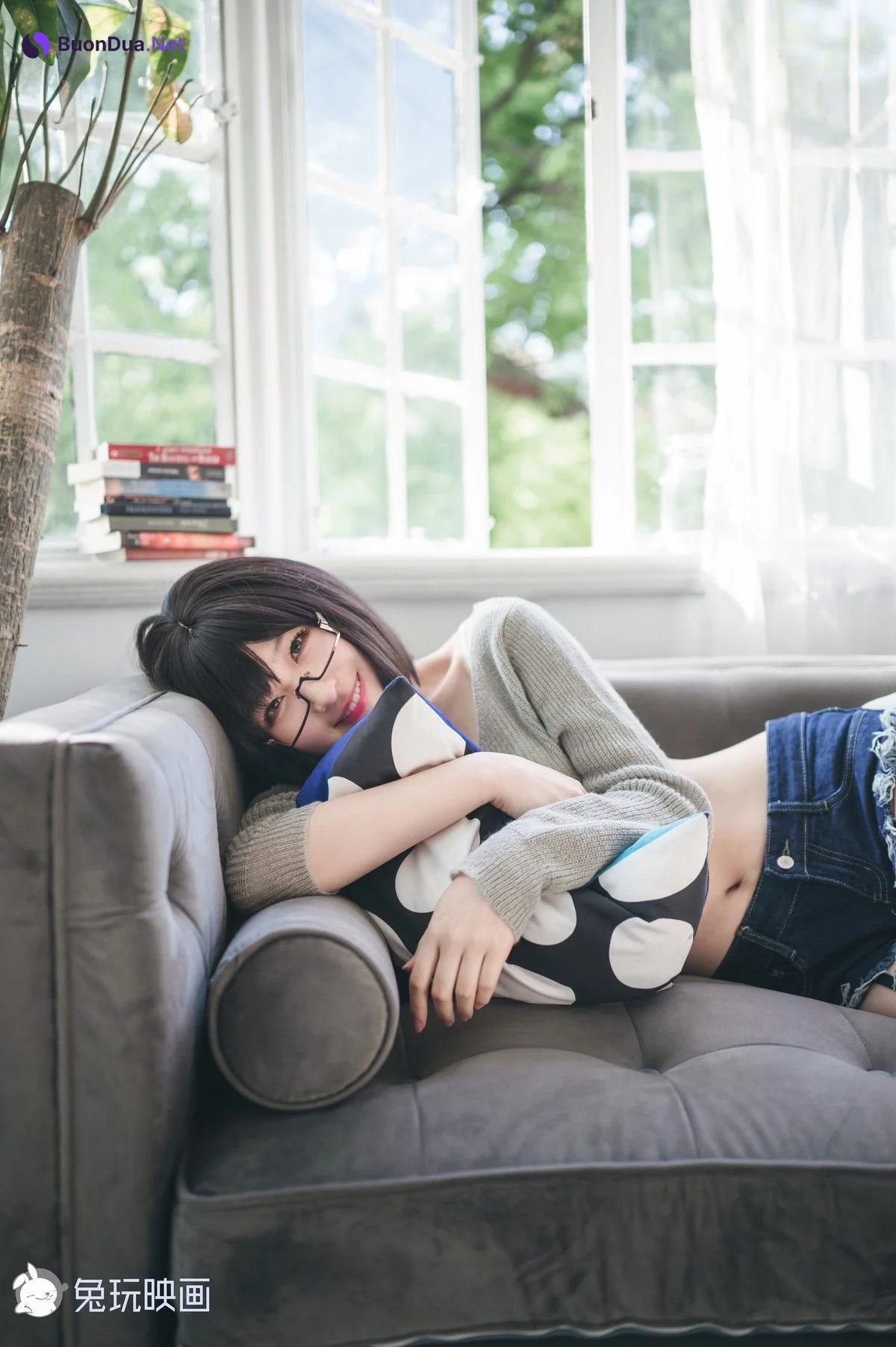 Cosplay 兔玩映画 毛衣热裤 - Photo 12