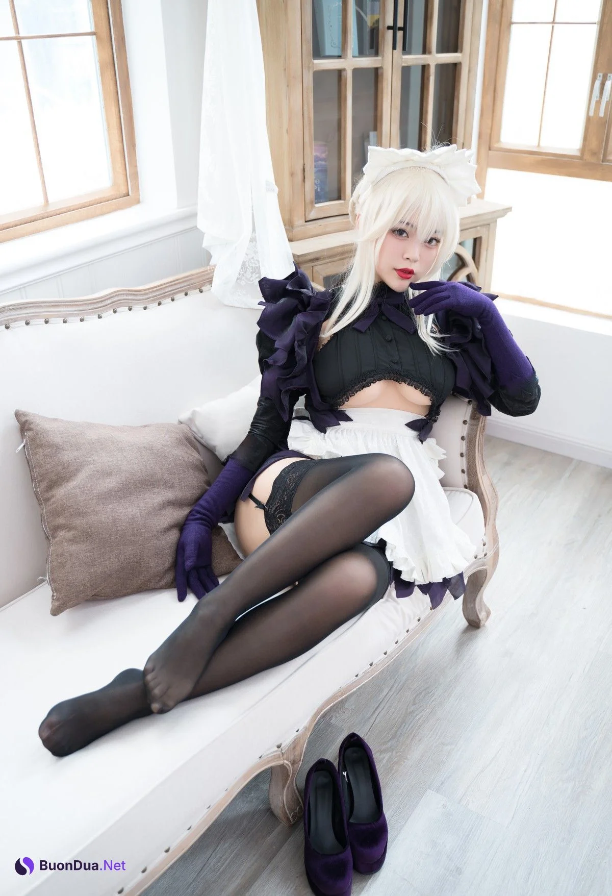 Cosplay 白烨 黑枪呆女仆 - Photo 13