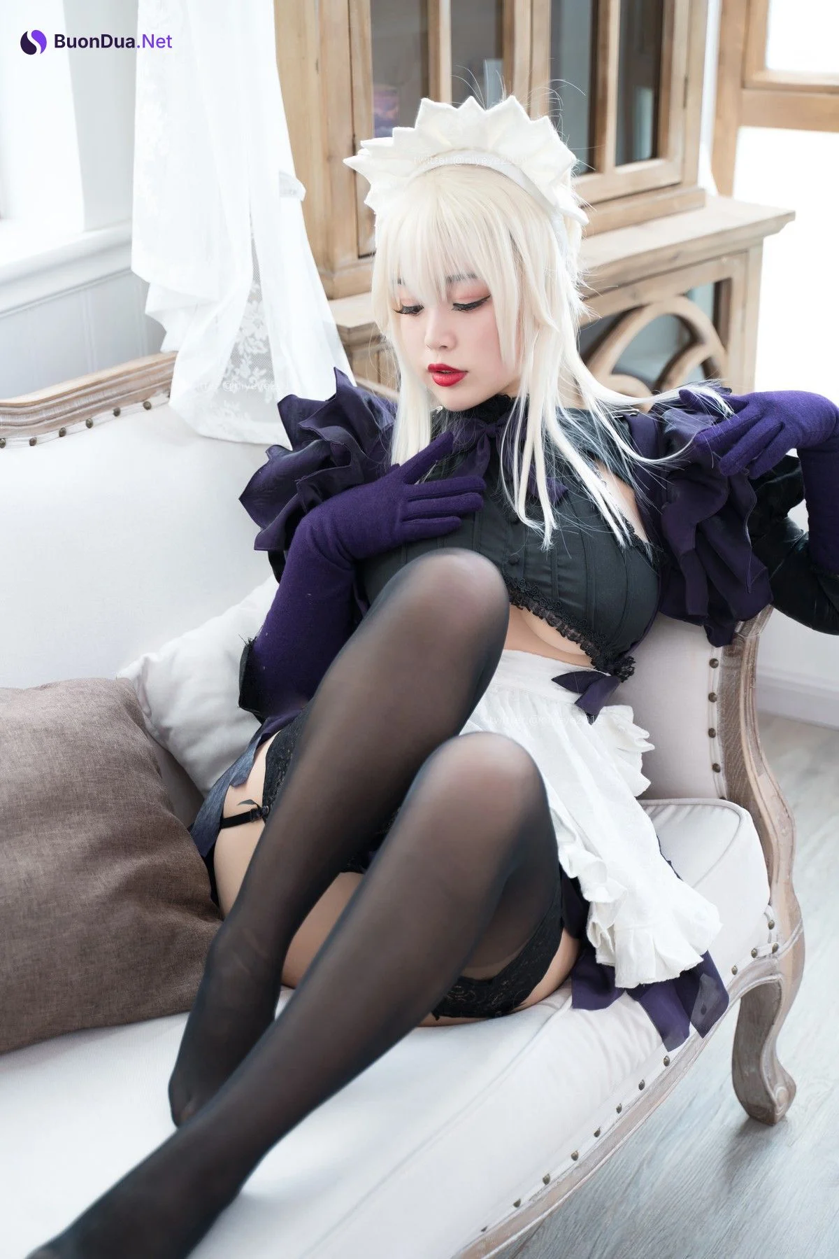 Cosplay 白烨 黑枪呆女仆 - Photo 15