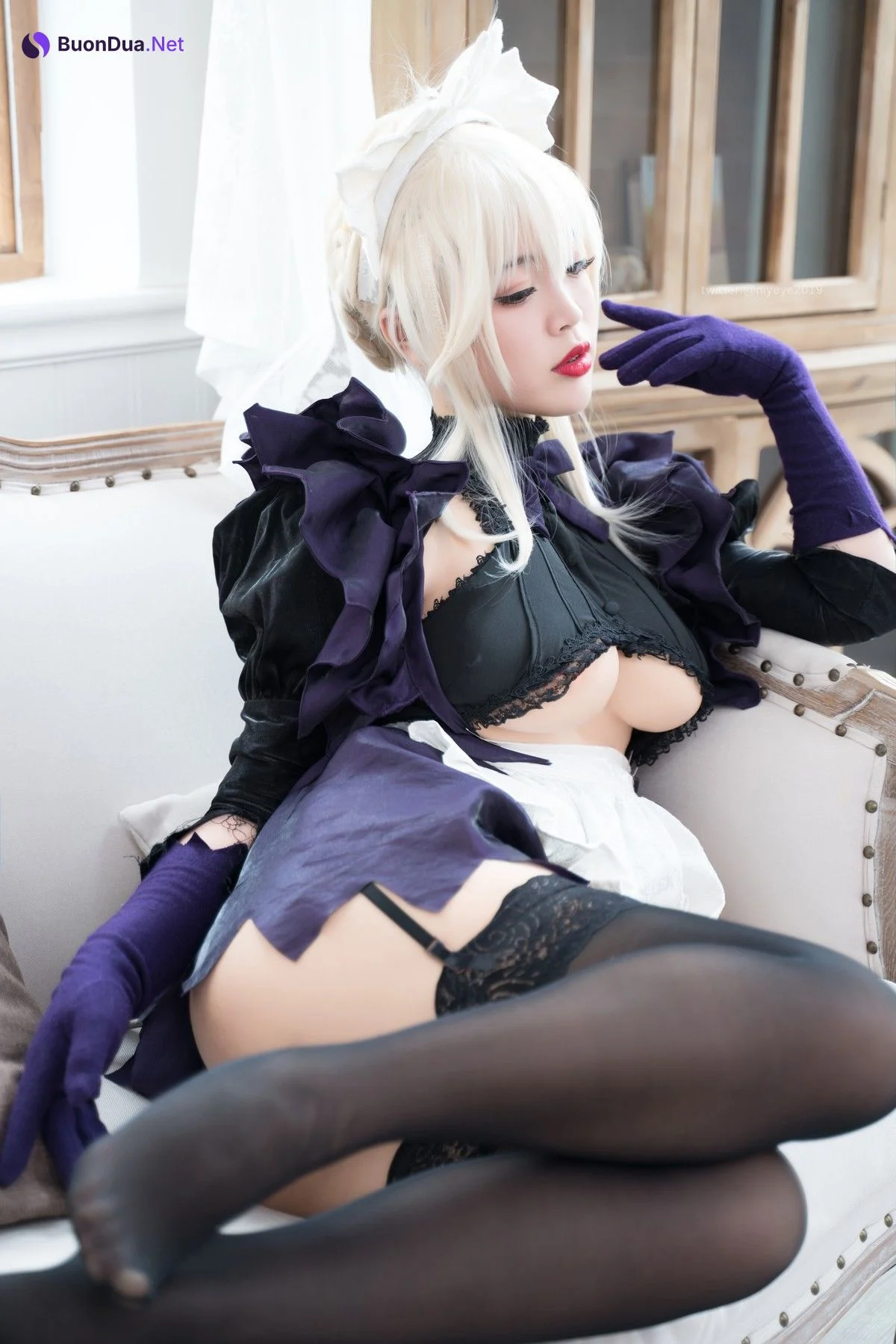 Cosplay 白烨 黑枪呆女仆 - Photo 18