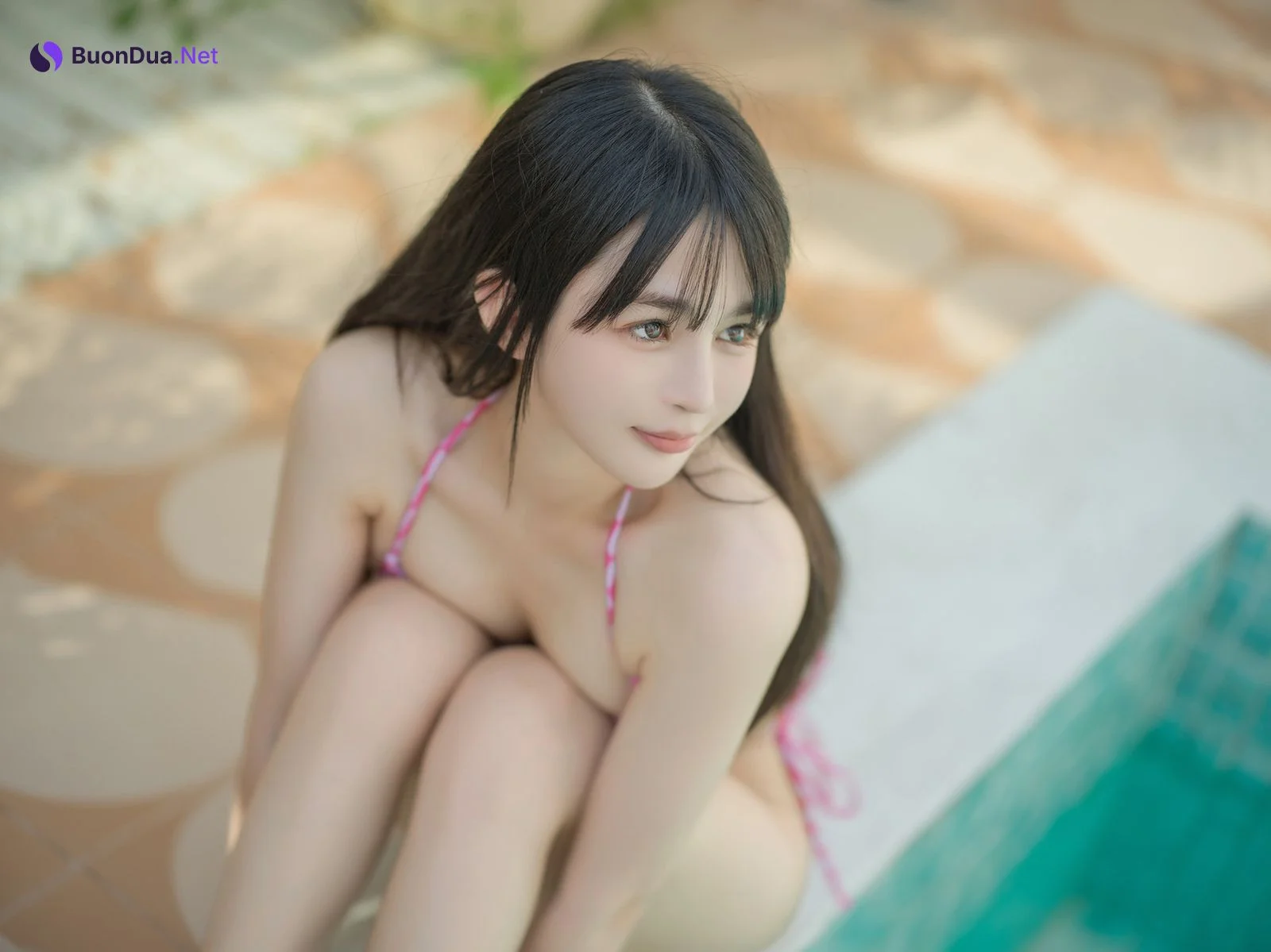 Cosplay 桜井宁宁 粉色比基尼 微风 - Photo 19