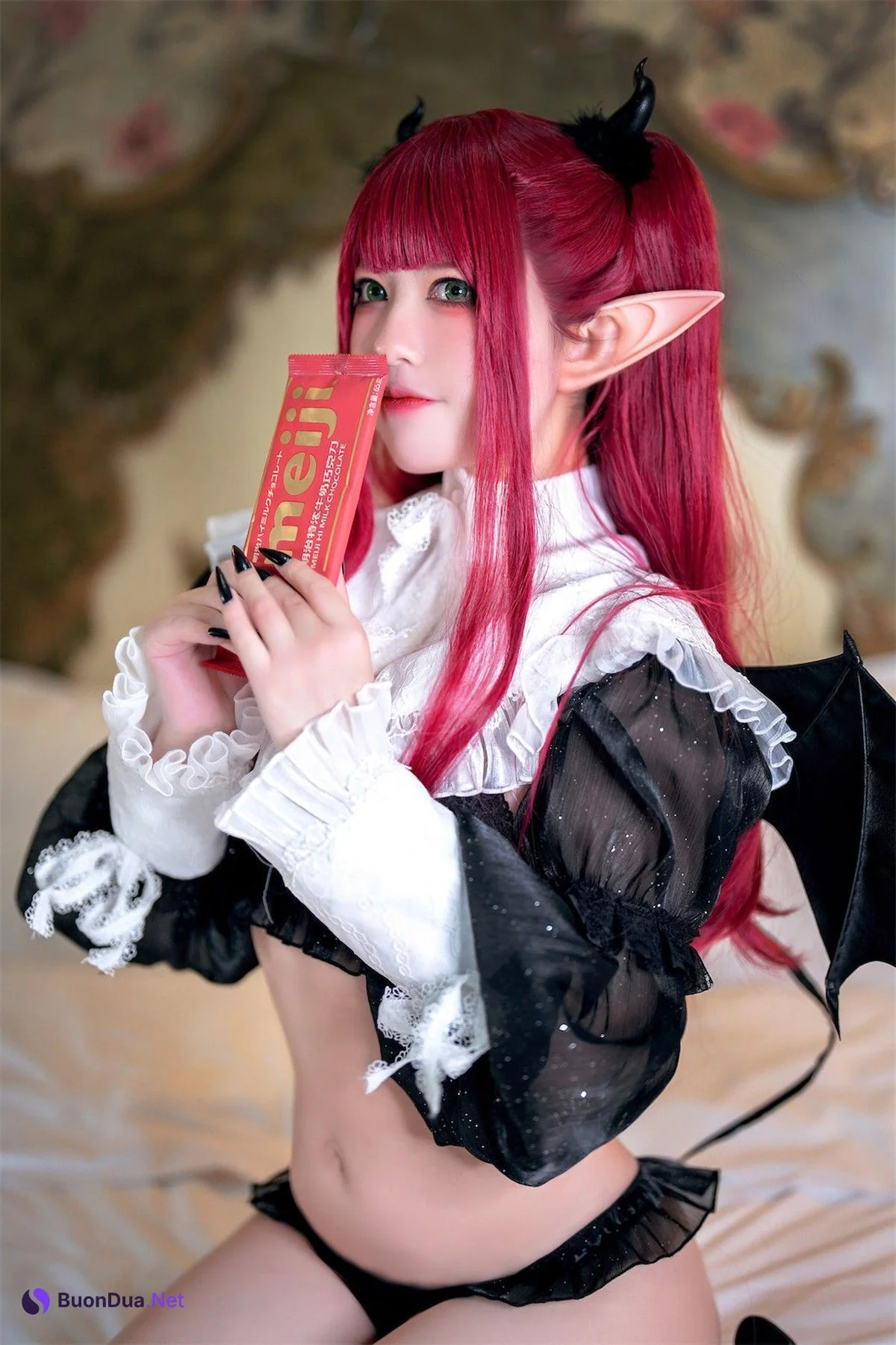 Cosplay 半半子Banbanko 小恶魔利兹 - Photo 13