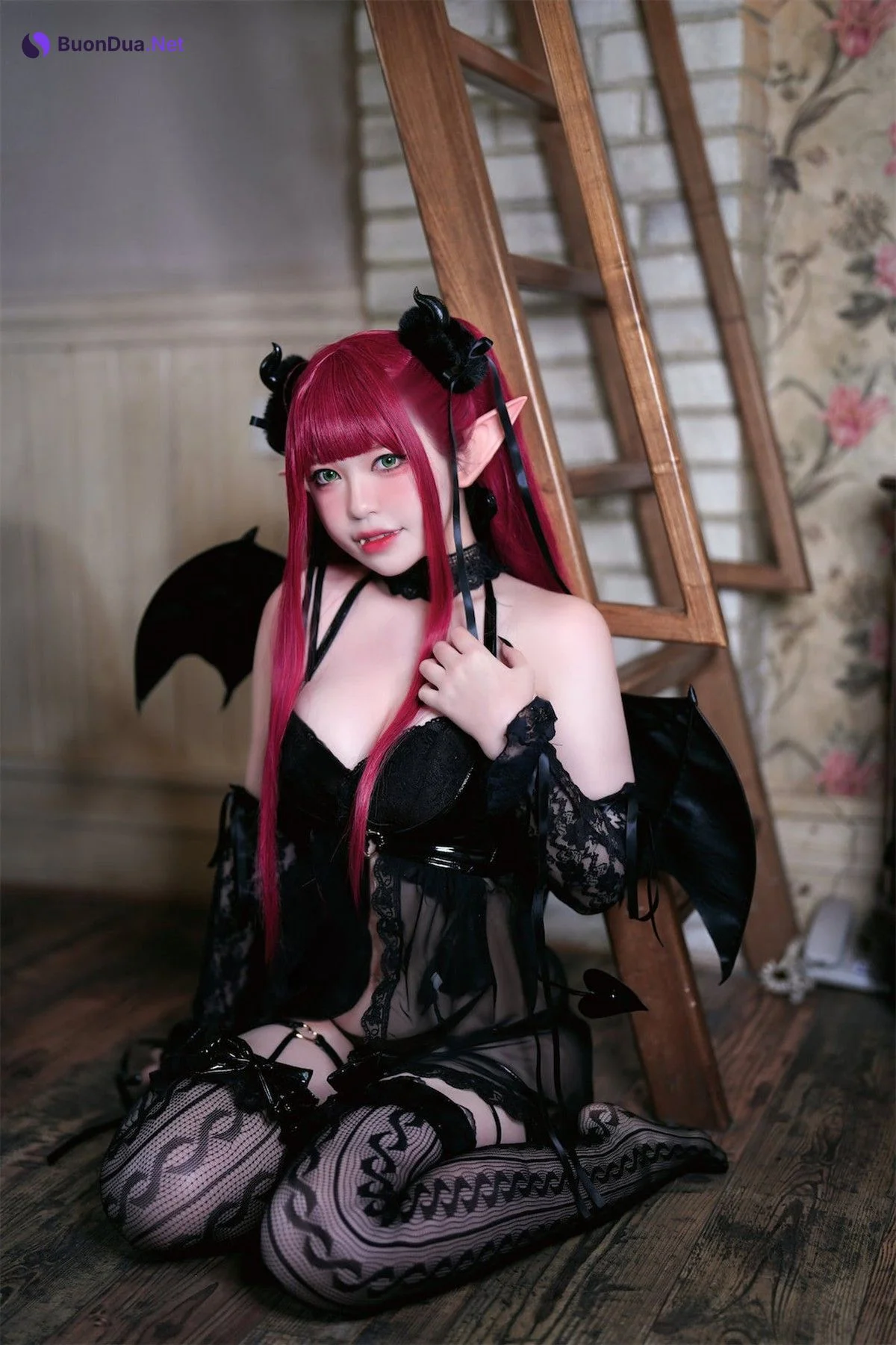 Cosplay 半半子Banbanko 小恶魔利兹 - Photo 7