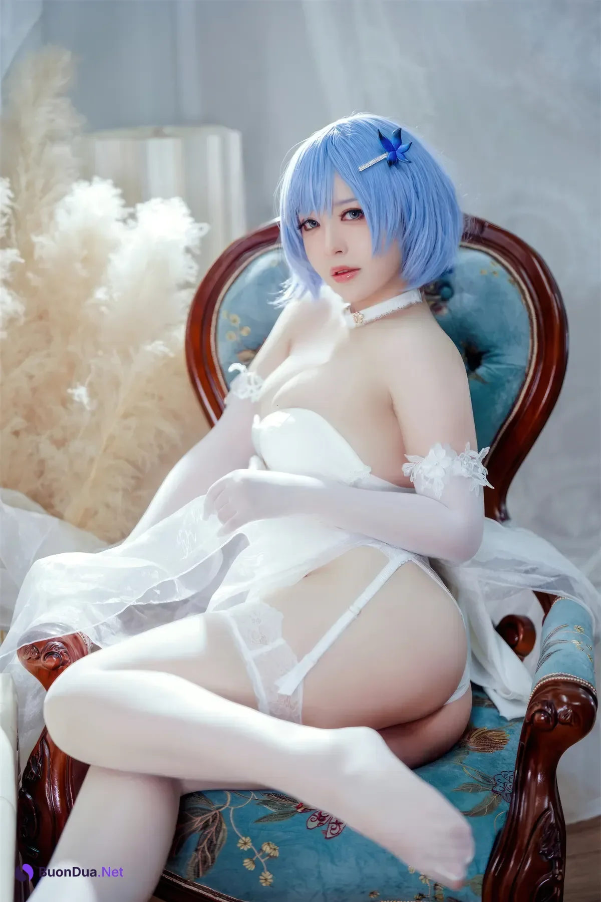 Cosplay 半半子Banbanko – 碧蓝航线 恰巴耶夫 白骑兵的旋律 礼服 - Photo 13