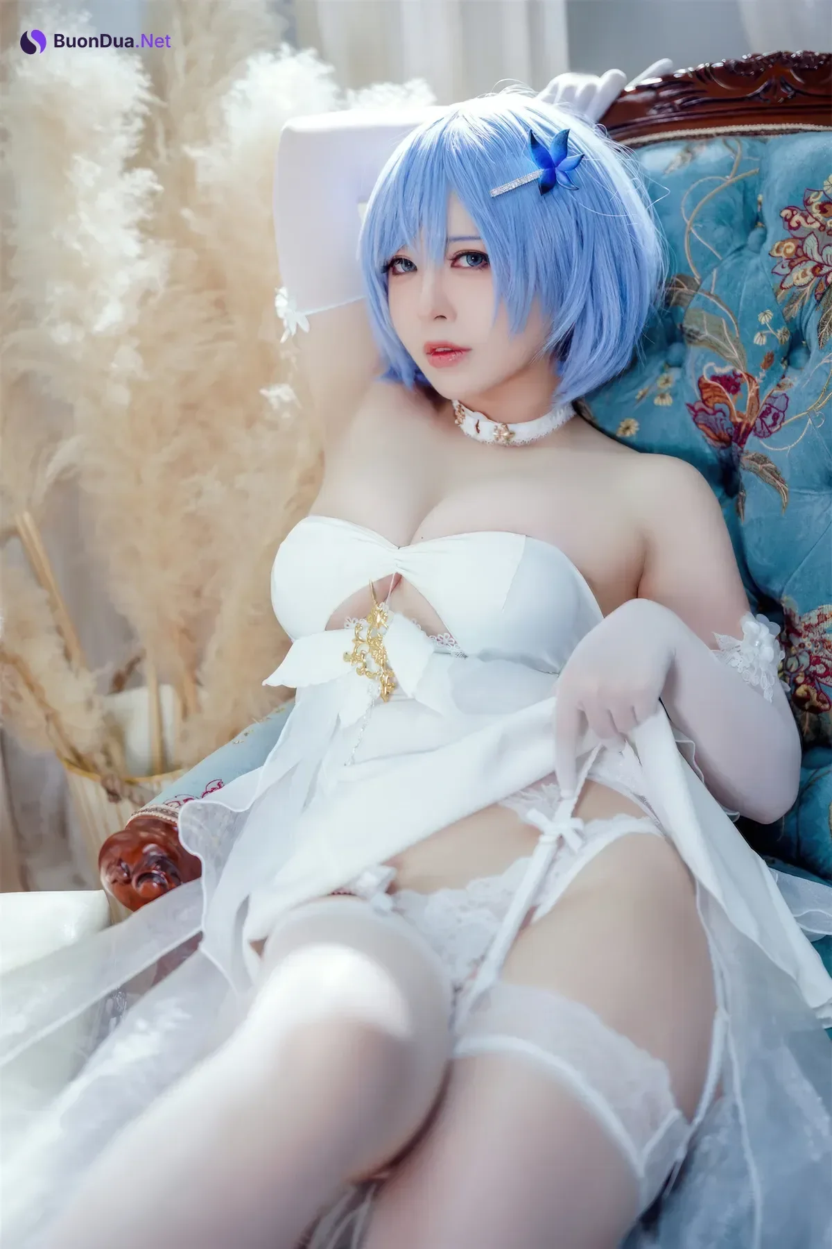 Cosplay 半半子Banbanko – 碧蓝航线 恰巴耶夫 白骑兵的旋律 礼服 - Photo 2