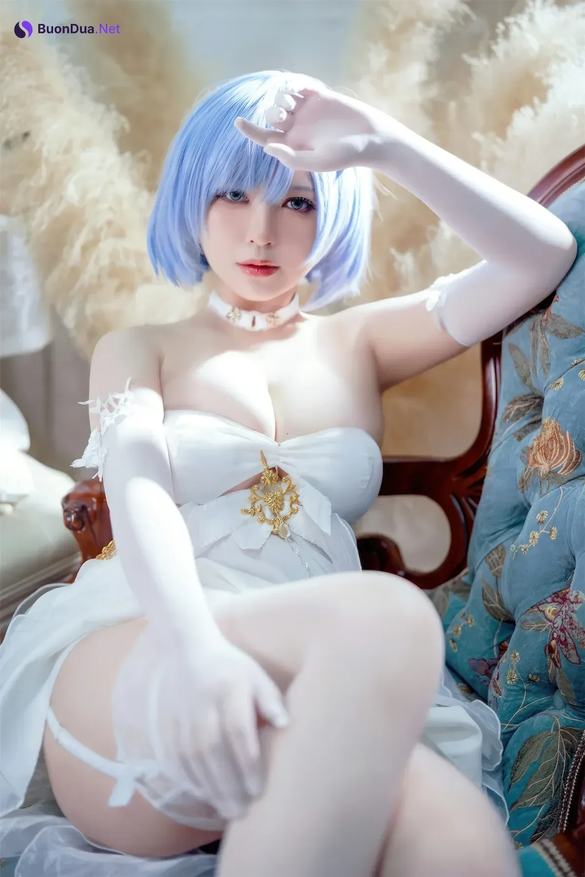 Cosplay 半半子Banbanko – 碧蓝航线 恰巴耶夫 白骑兵的旋律 礼服 - Photo 6
