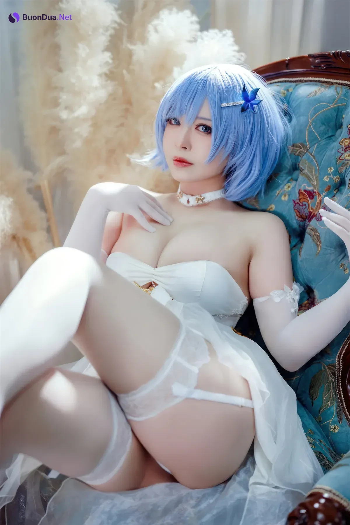 Cosplay 半半子Banbanko – 碧蓝航线 恰巴耶夫 白骑兵的旋律 礼服 - Photo 9