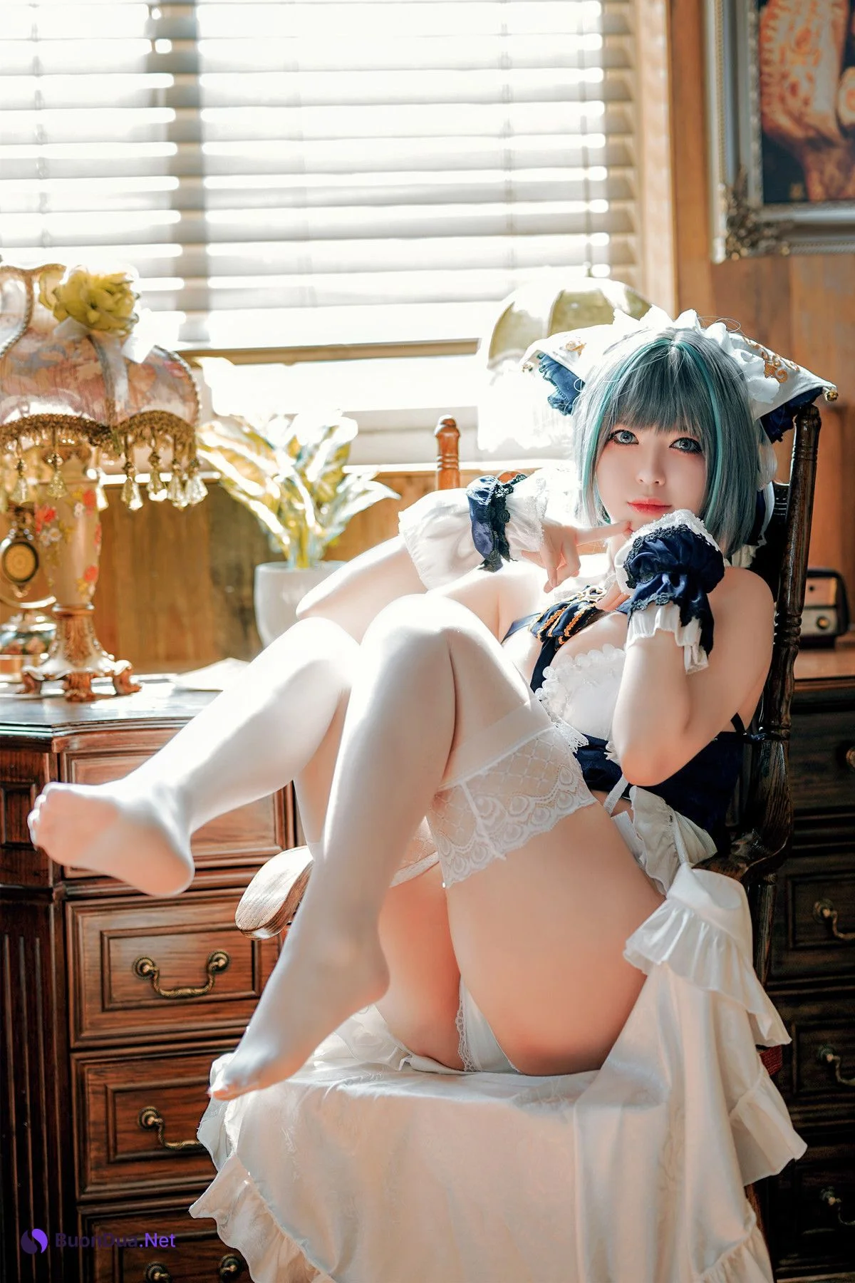 Cosplay 半半子Banbanko 碧蓝航线 柴郡抱枕 - Photo 17