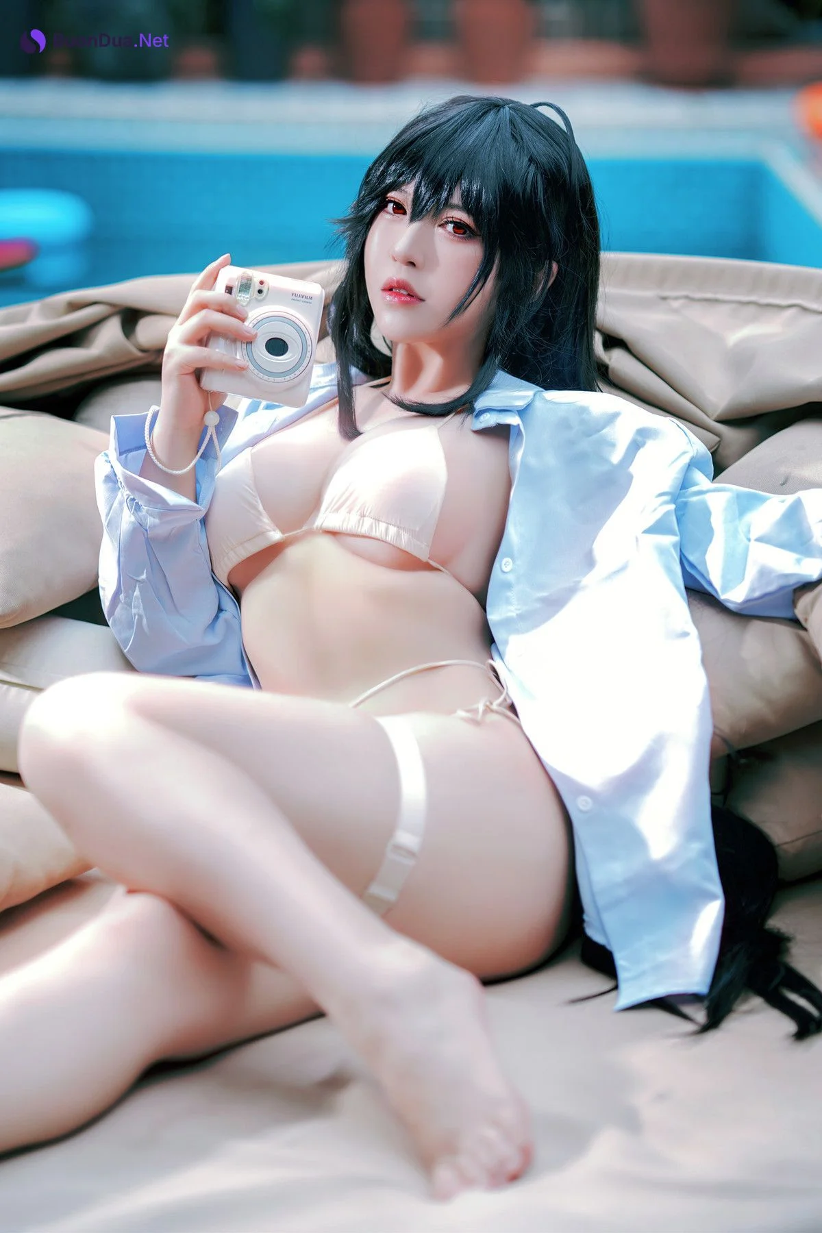 Cosplay 半半子Banbanko 大鳳水着 「白浜のデイドリーム」 - Photo 11