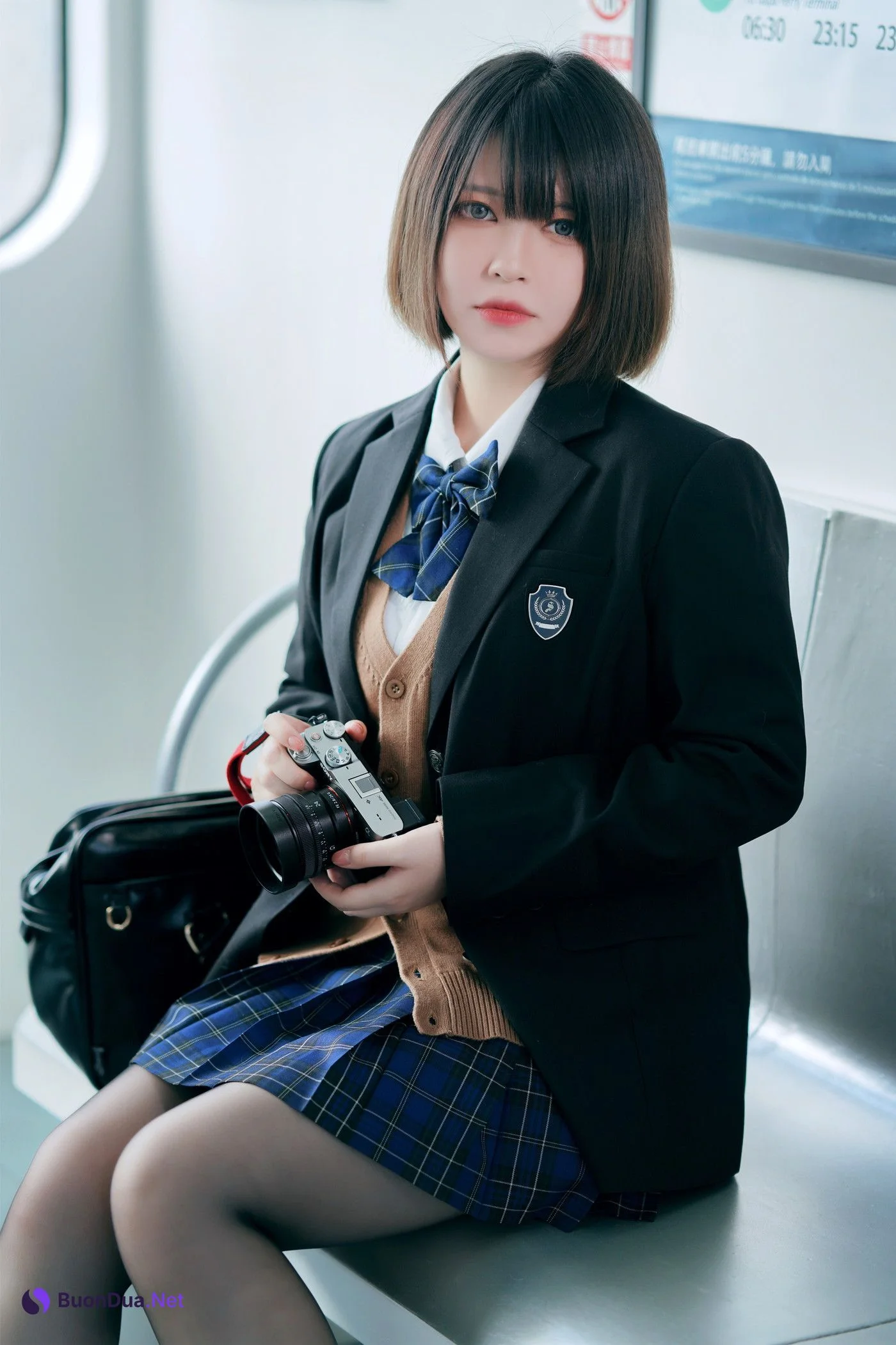Cosplay 半半子Banbanko 彼女の制服 - Photo 12