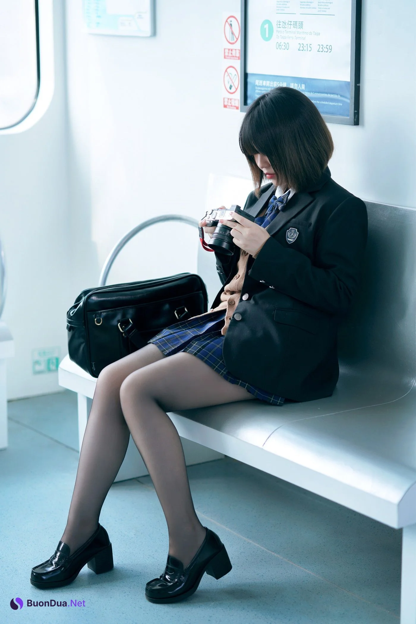 Cosplay 半半子Banbanko 彼女の制服 - Photo 13