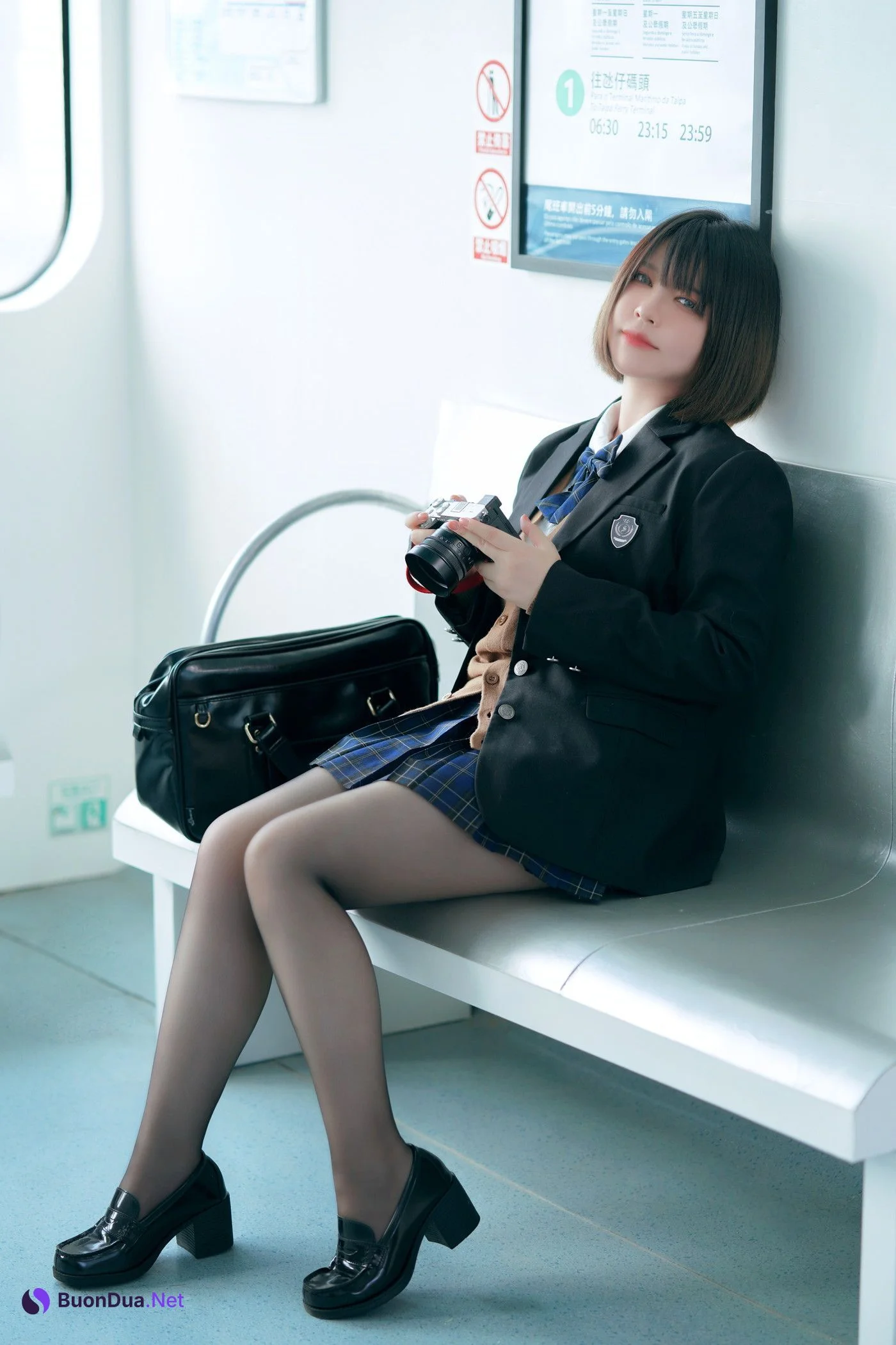 Cosplay 半半子Banbanko 彼女の制服 - Photo 14