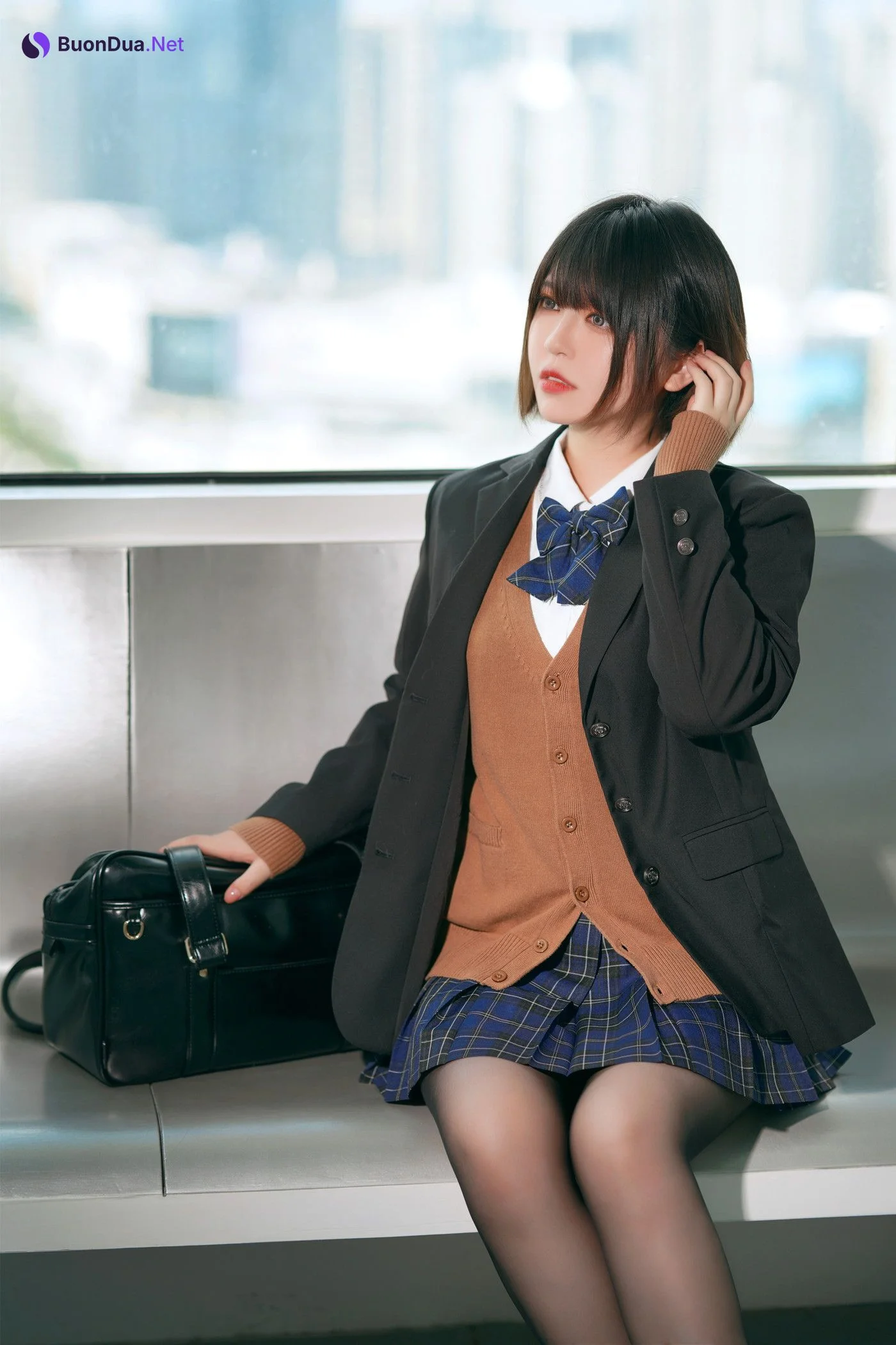 Cosplay 半半子Banbanko 彼女の制服 - Photo 2