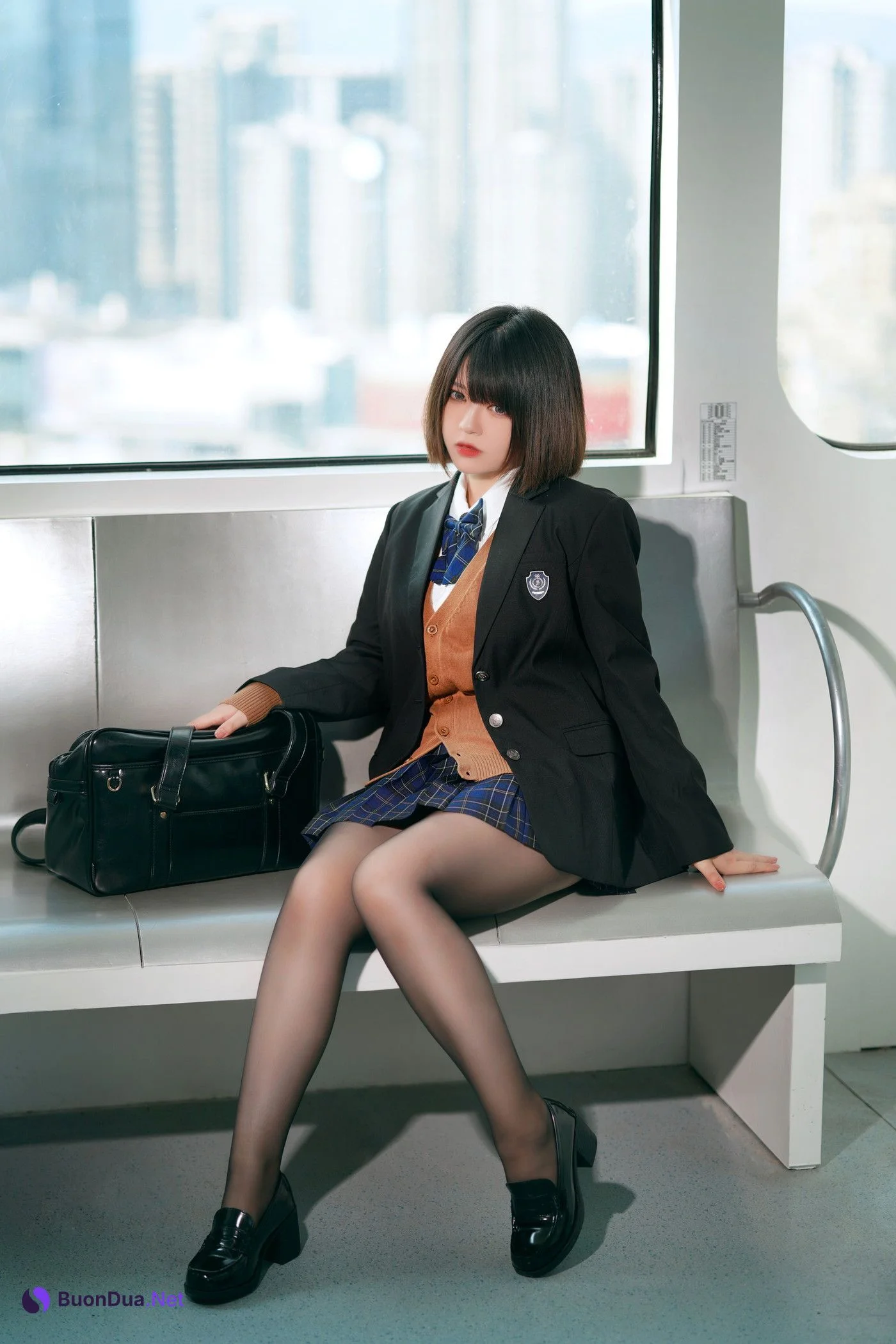 Cosplay 半半子Banbanko 彼女の制服 - Photo 3