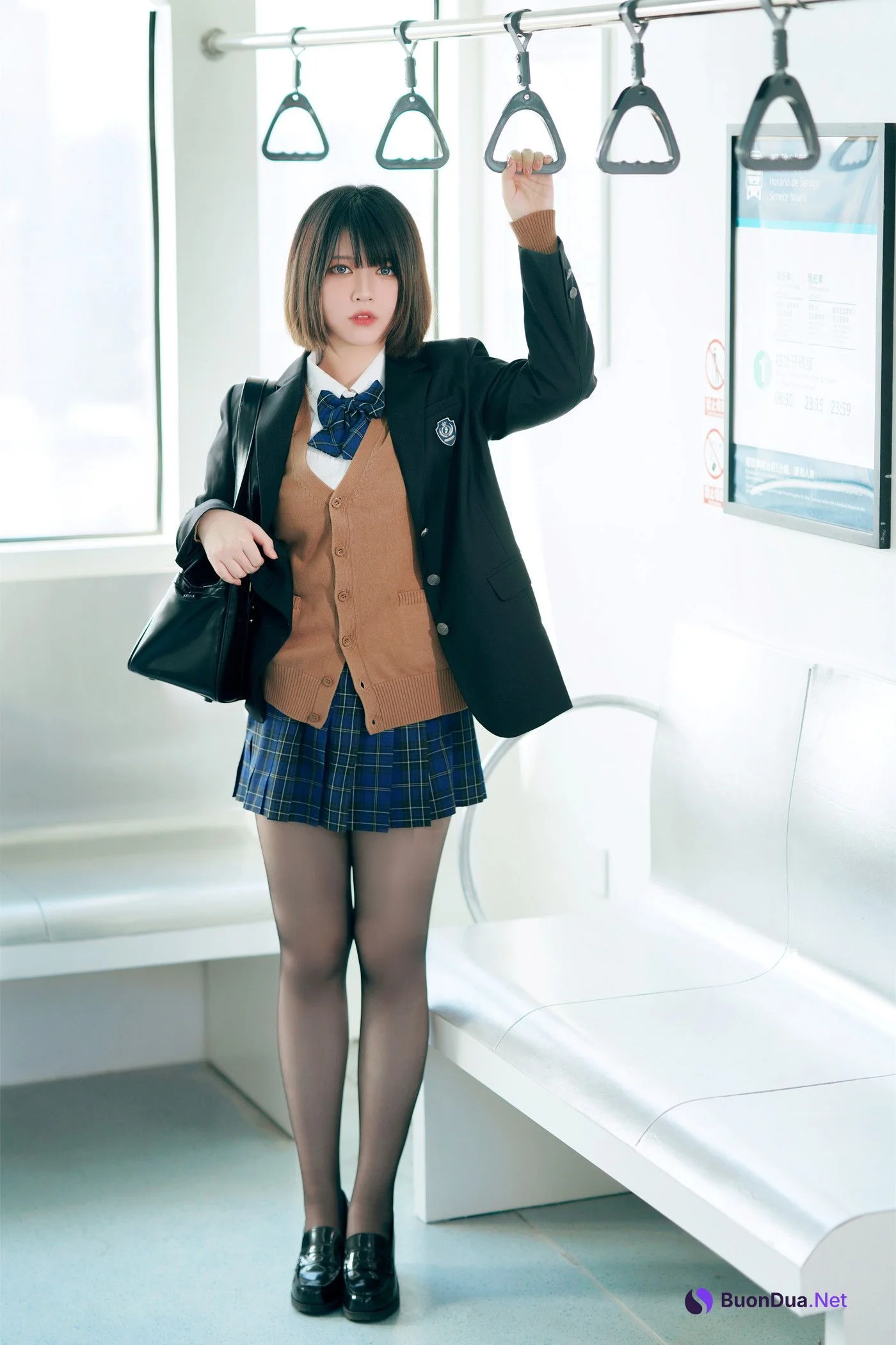 Cosplay 半半子Banbanko 彼女の制服 - Photo 9