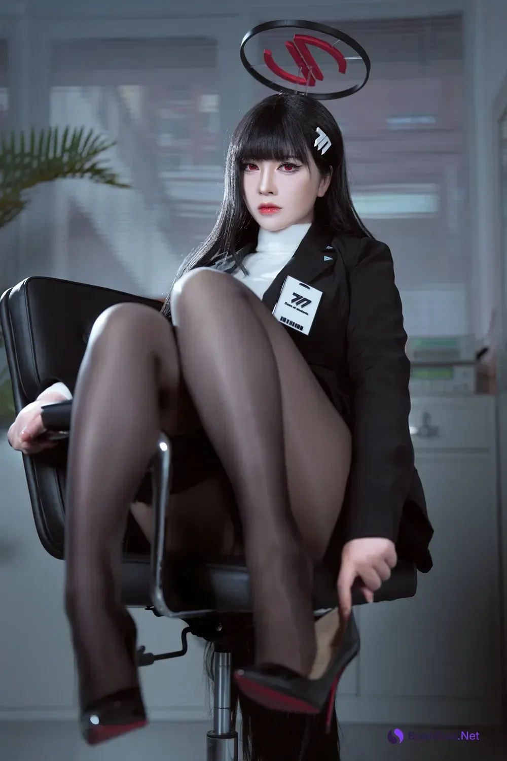 Cosplay 半半子Banbanko – 碧蓝档案 调月莉音 - Photo 10