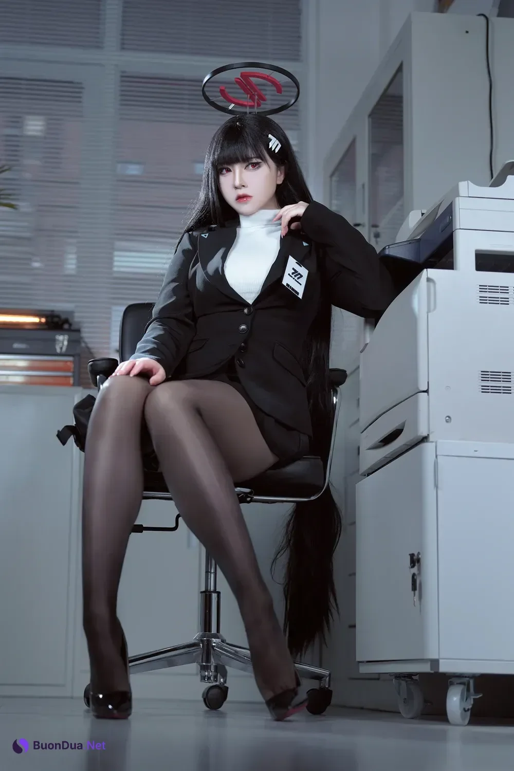 Cosplay 半半子Banbanko – 碧蓝档案 调月莉音 - Photo 11