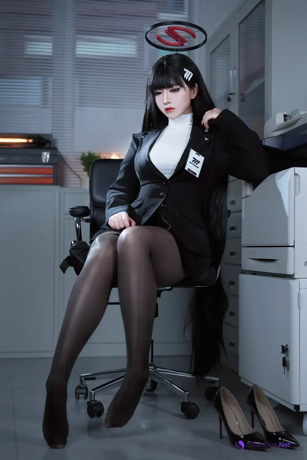 Cosplay 半半子Banbanko – 碧蓝档案 调月莉音 - Photo 12