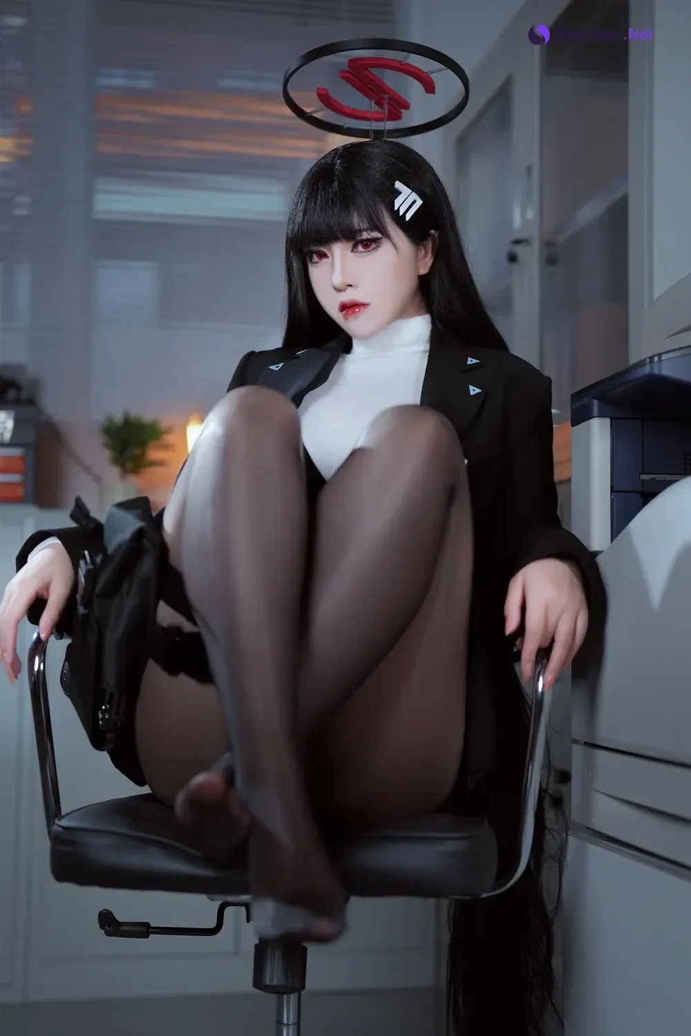 Cosplay 半半子Banbanko – 碧蓝档案 调月莉音 - Photo 13