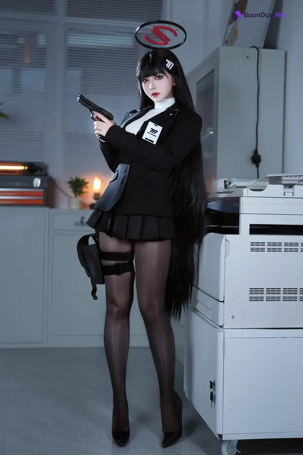 Cosplay 半半子Banbanko – 碧蓝档案 调月莉音 - Photo 18