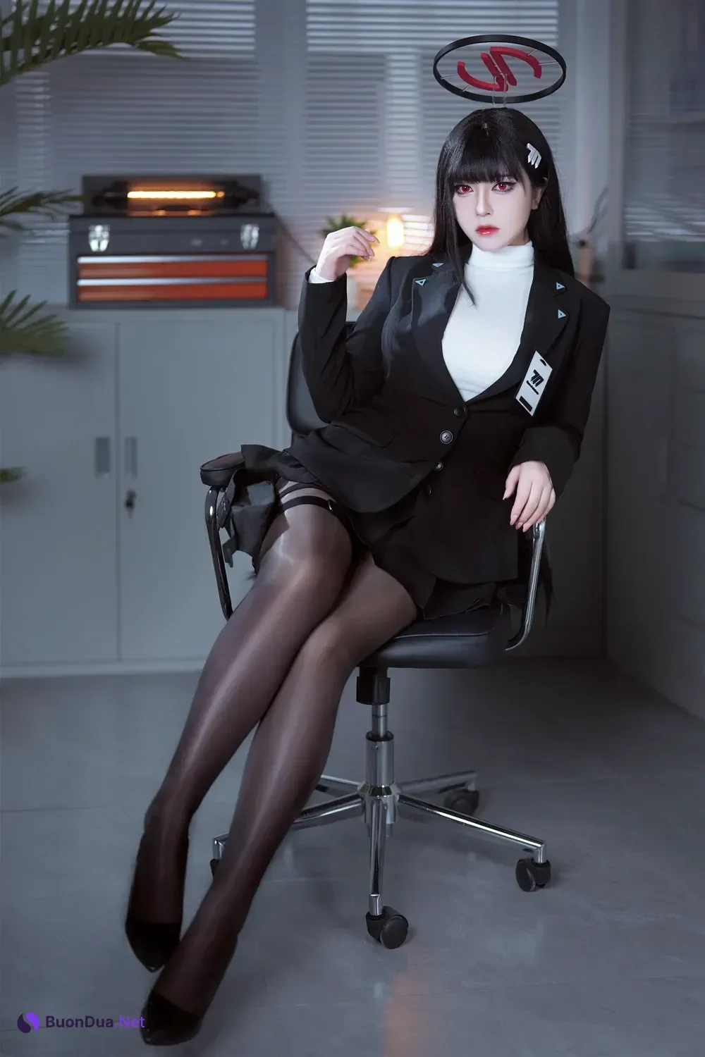 Cosplay 半半子Banbanko – 碧蓝档案 调月莉音 - Photo 2