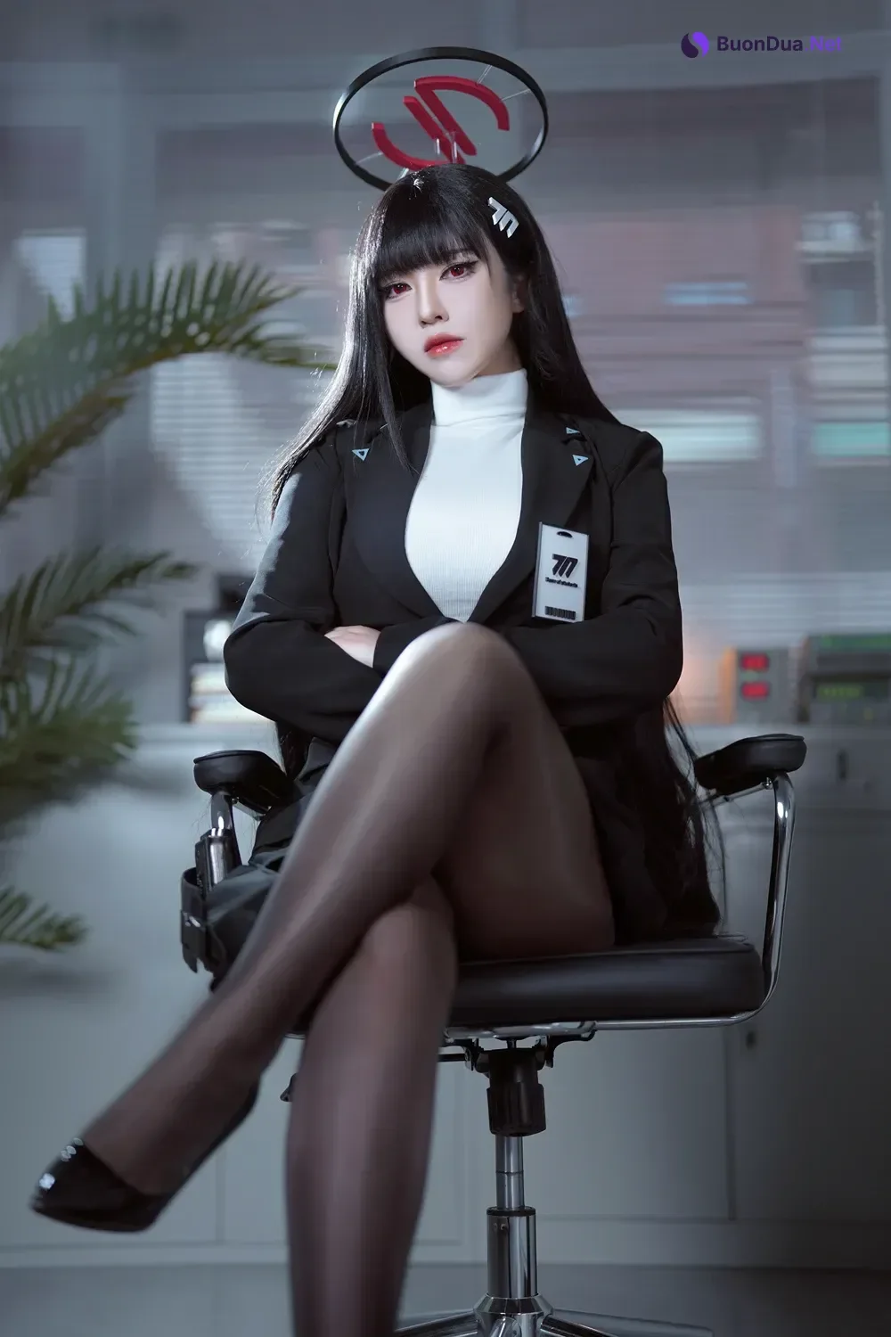 Cosplay 半半子Banbanko – 碧蓝档案 调月莉音 - Photo 3