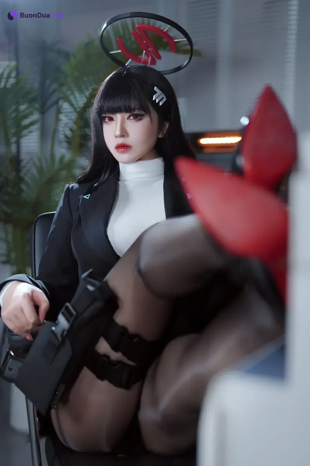Cosplay 半半子Banbanko – 碧蓝档案 调月莉音 - Photo 5