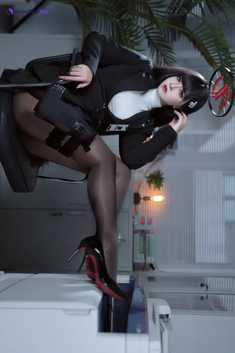 Cosplay 半半子Banbanko – 碧蓝档案 调月莉音 - Photo 6