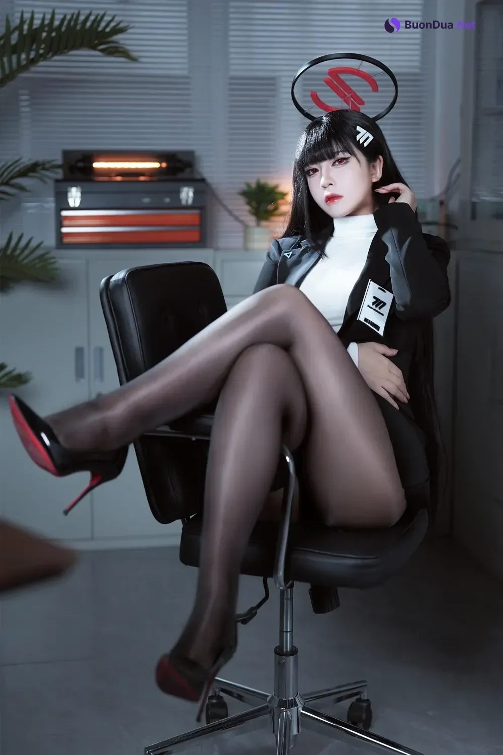 Cosplay 半半子Banbanko – 碧蓝档案 调月莉音 - Photo 8