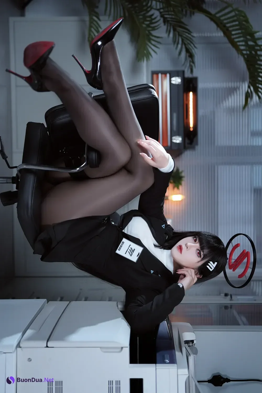 Cosplay 半半子Banbanko – 碧蓝档案 调月莉音 - Photo 9