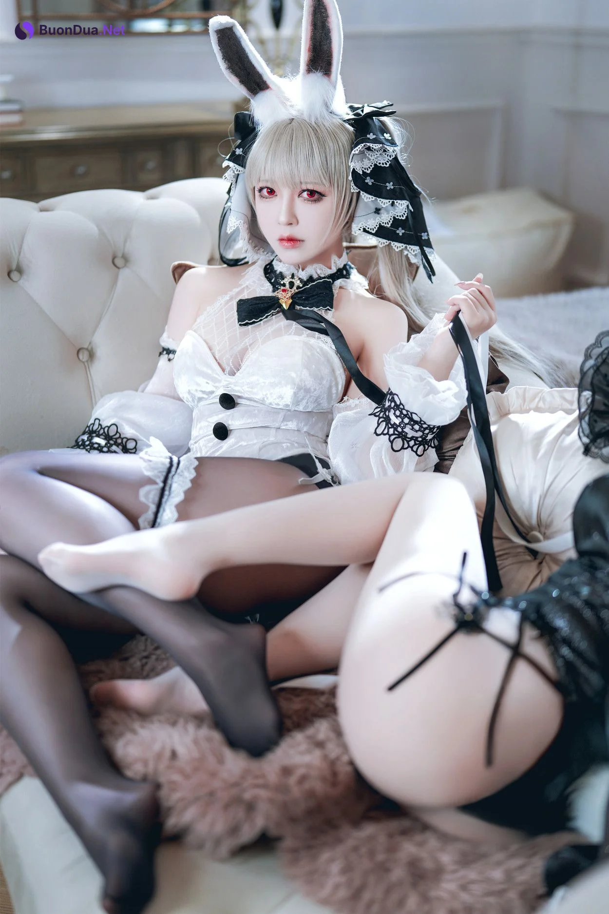 Cosplay 面饼仙儿 & 半半子Banbanko 碧蓝航线 可畏兔兔 - Photo 15
