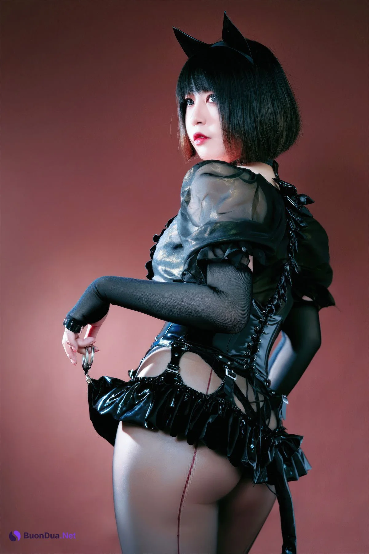 Cosplay 半半子Banbanko 黑猫NEKO - Photo 12