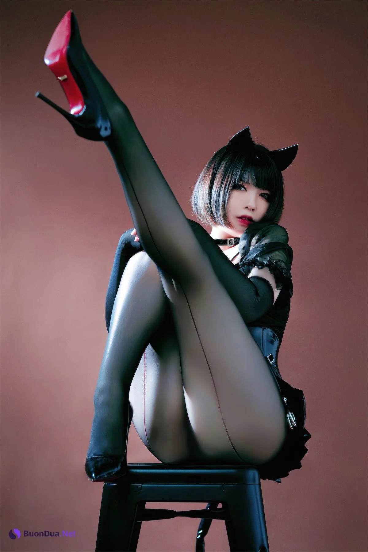 Cosplay 半半子Banbanko 黑猫NEKO - Photo 20