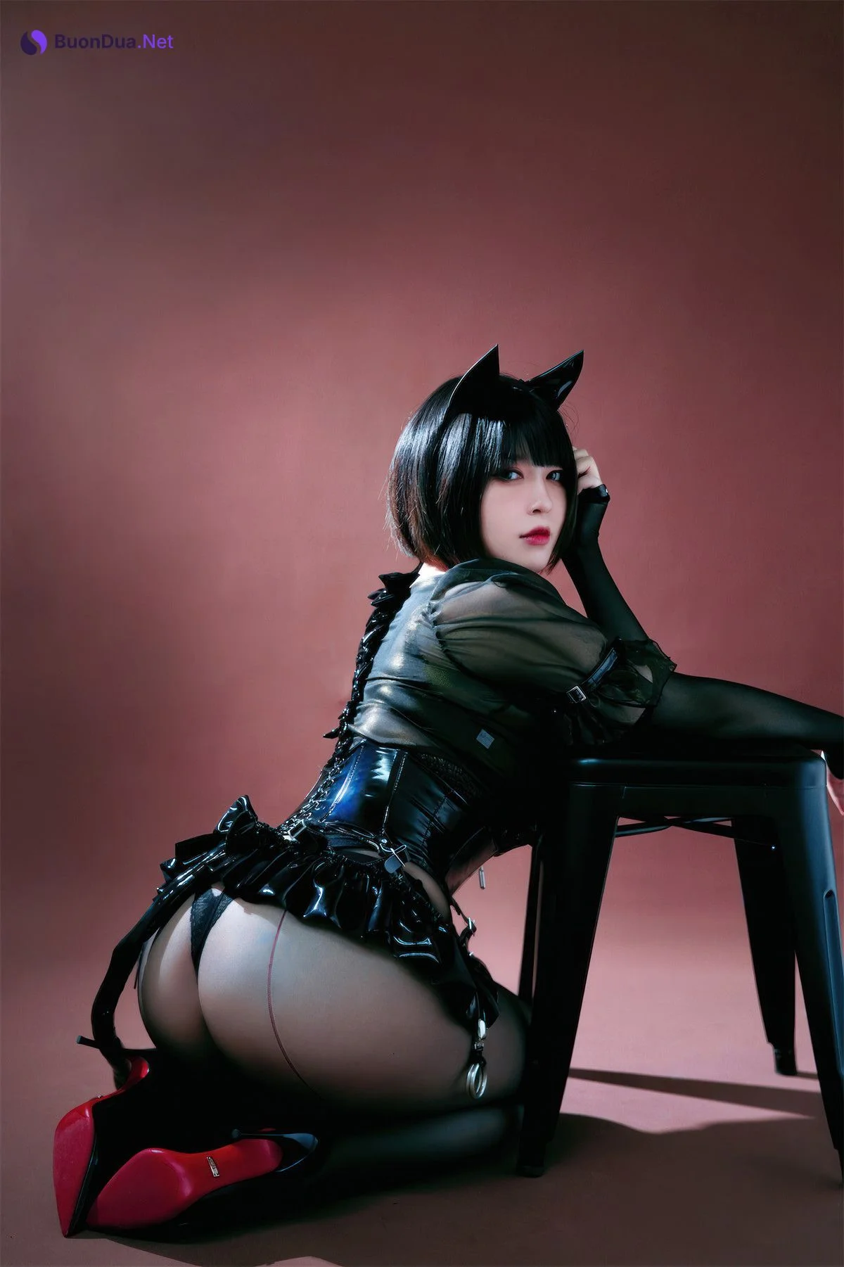 Cosplay 半半子Banbanko 黑猫NEKO - Photo 3