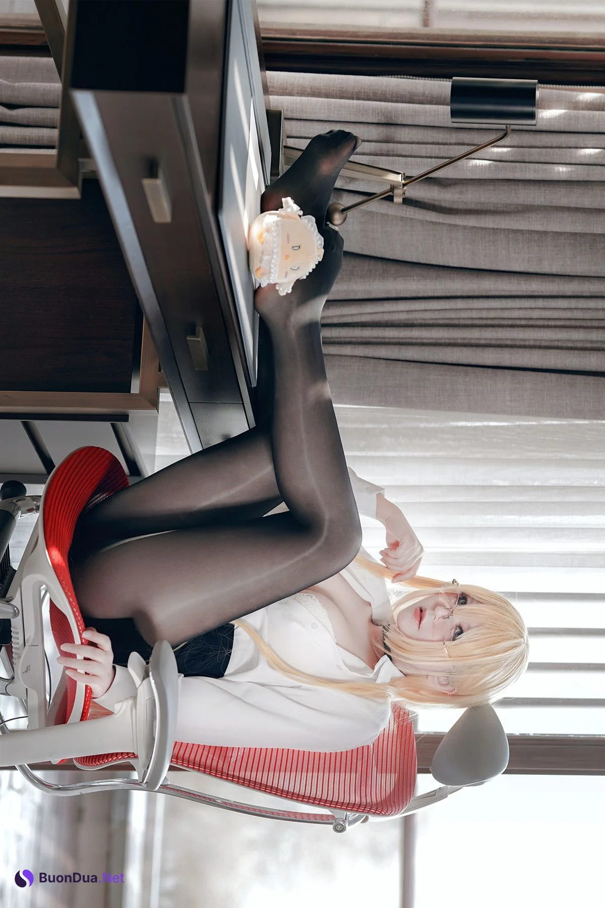 Cosplay 半半子Banbanko 碧蓝航线 怨仇OL - Photo 2