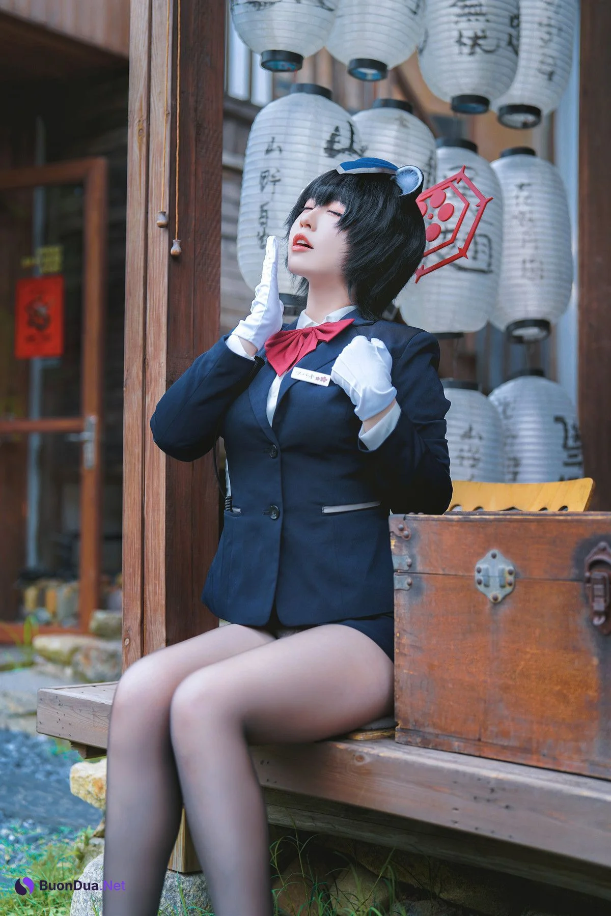 Cosplay 半半子Banbanko ガイド春日ツバキ Set.01 - Photo 12