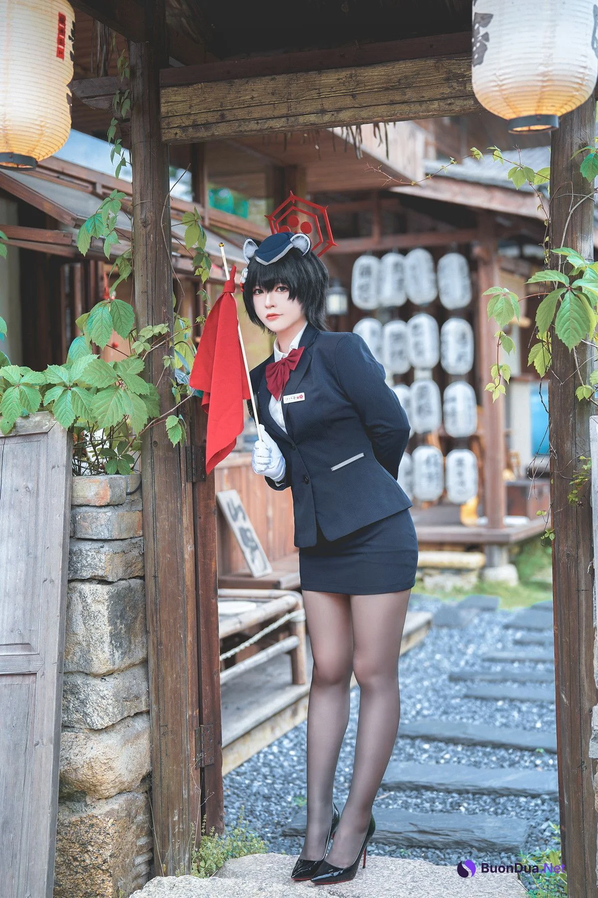 Cosplay 半半子Banbanko ガイド春日ツバキ Set.01 - Photo 14