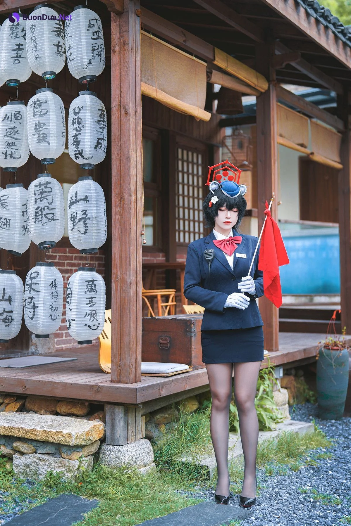 Cosplay 半半子Banbanko ガイド春日ツバキ Set.01 - Photo 2